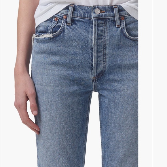 Agolde Riley High Waist Jeans - Picture 2 of 8